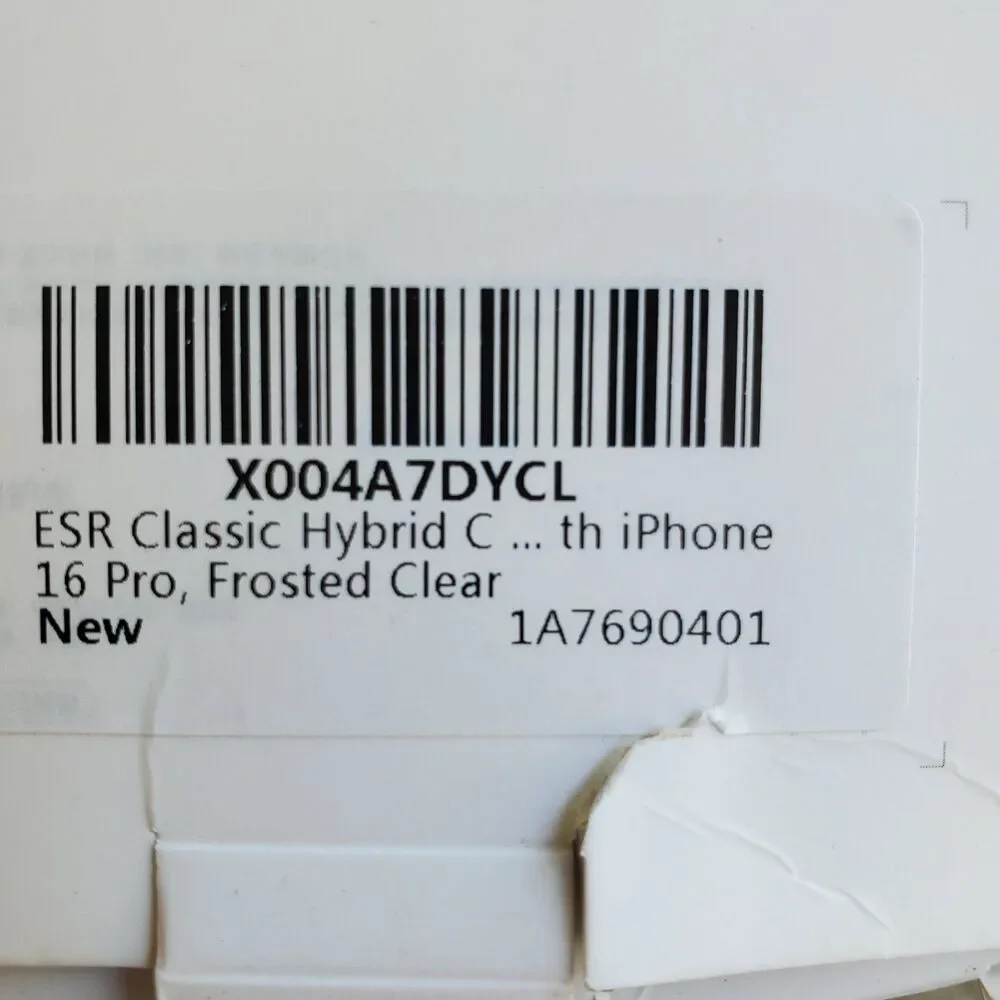 ESR Hybrid Case Clear Designed for iPhone 16 Pro